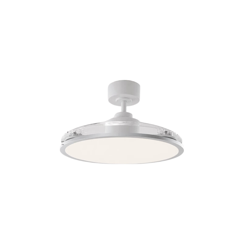 Haishibao Ceiling Fan Light Full Spectrum Ultra-thin Side-emitting Eye Protection Voice Control Dining Bedroom Kids Room Ceiling Fan with Installation Included