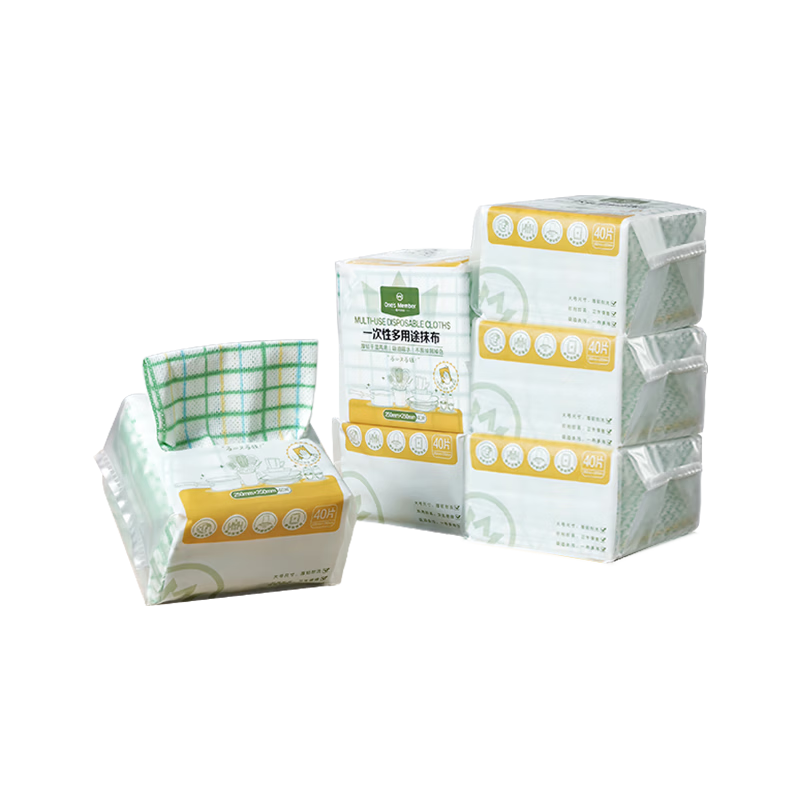 One's Member Disposable Multi-Purpose Cleaning Cloths 40pcs*6 Packs OM Heavy-Duty Large Kitchen Dishwashing Cloths