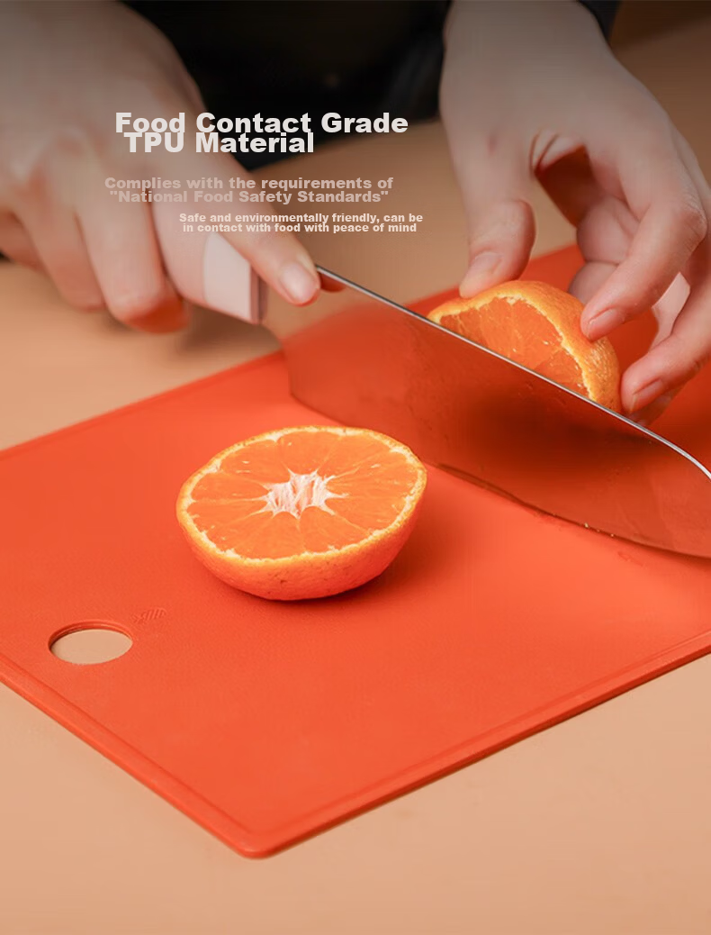 ZWILLING Antibacterial and Mildew-Resistant TPU Cutting Board Double-Sided Chopping Board for Home Use with 99.9% Antibacterial Rate 3