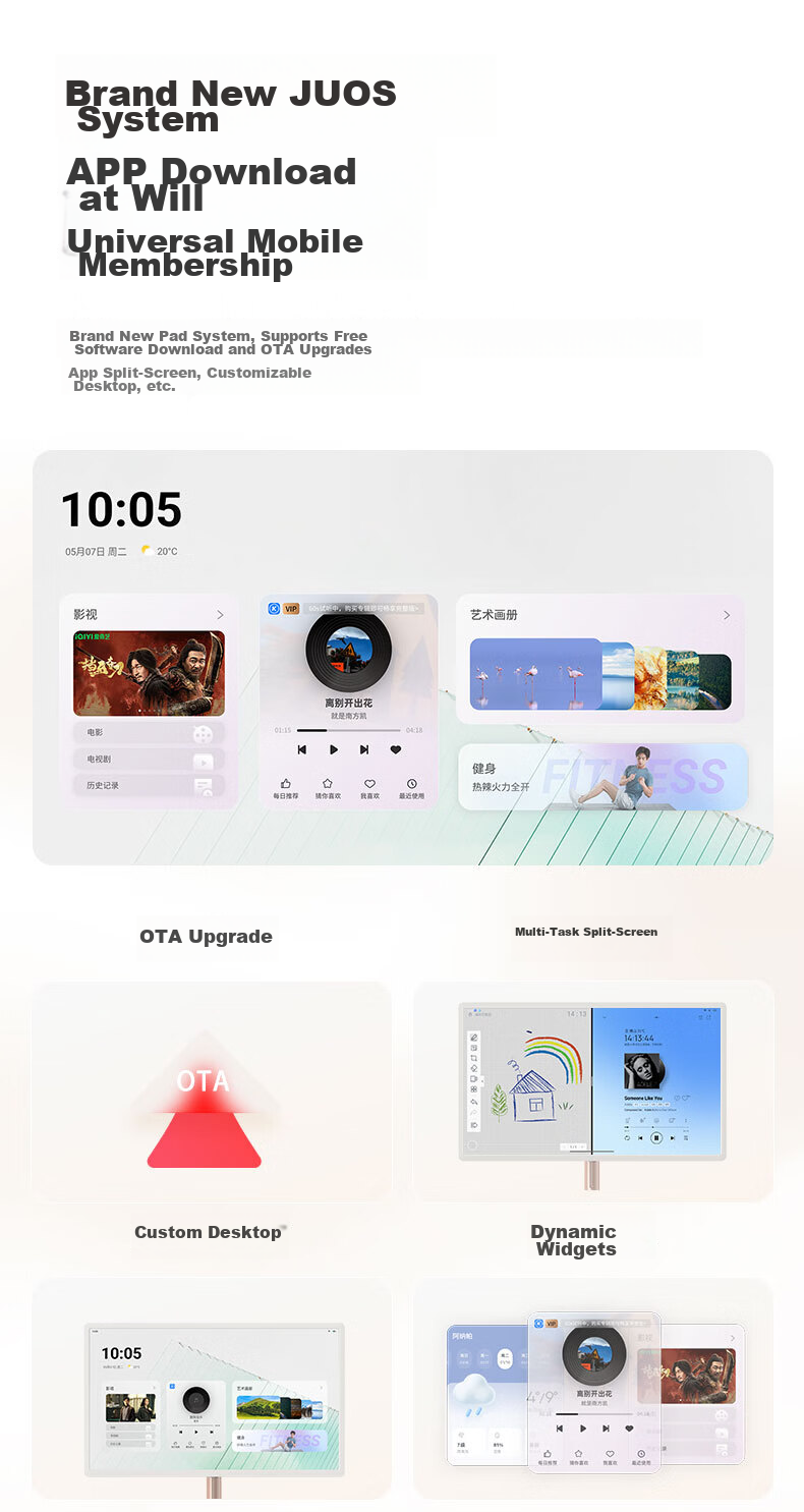 Hisense Da Bohao 2.0 Pro Big White Bestie Machine X8 Pro JUOS Model, 32-Inch 4K, 3H Fast Charging, 12H Long Battery Life, Large Tablet, 8+256GB, AI Upgrade Smart Interactio 16
