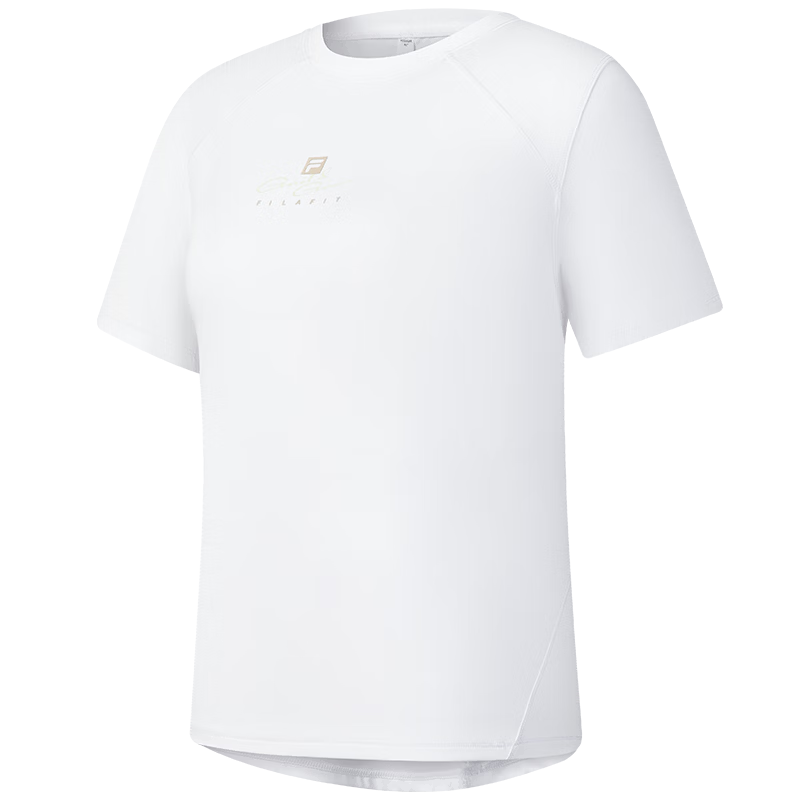 FILA Official Women's Knitted Short Sleeve Shirt 2026 Summer New Fitness Sports Moisture-Wicking Quick-Dry Basic T-Shirt