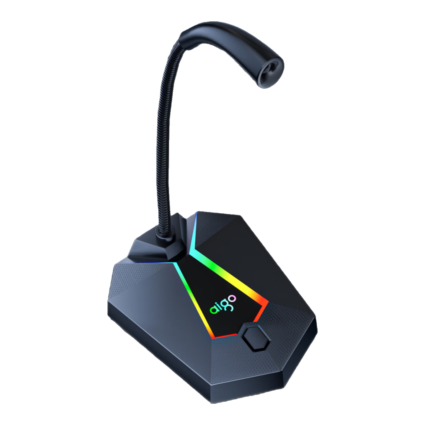 Aigo Patriot K29 USB Computer Microphone Desktop Laptop Video Conference Microphone Gaming Peripheral Voice Live Streaming Online Class Wired Desktop Condenser