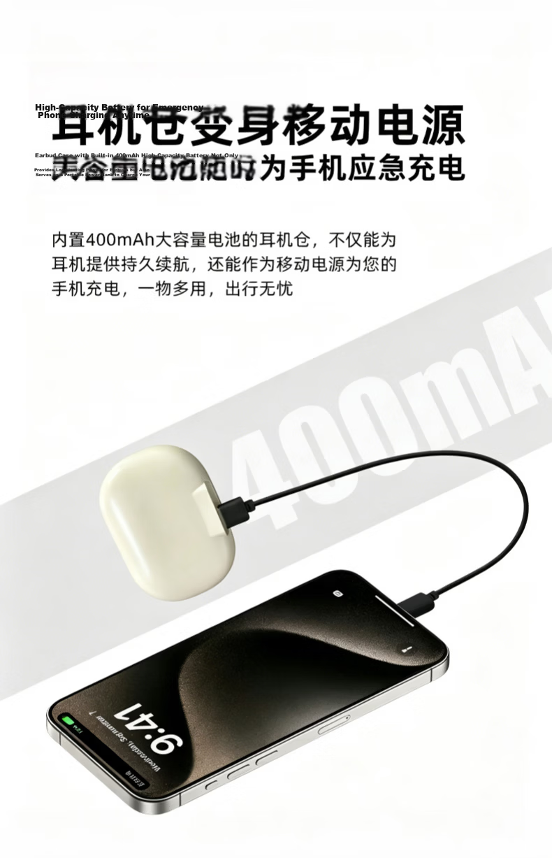 EZHK 2026 Latest Ultra-Long Battery Life Bluetooth Earbuds, Dual Pair, Two-in-One, Four Earbuds with Two Ear Clip Mini Hidden Design, Comfortable Long Wear, Noise Isolation and Noise Cancelling 29
