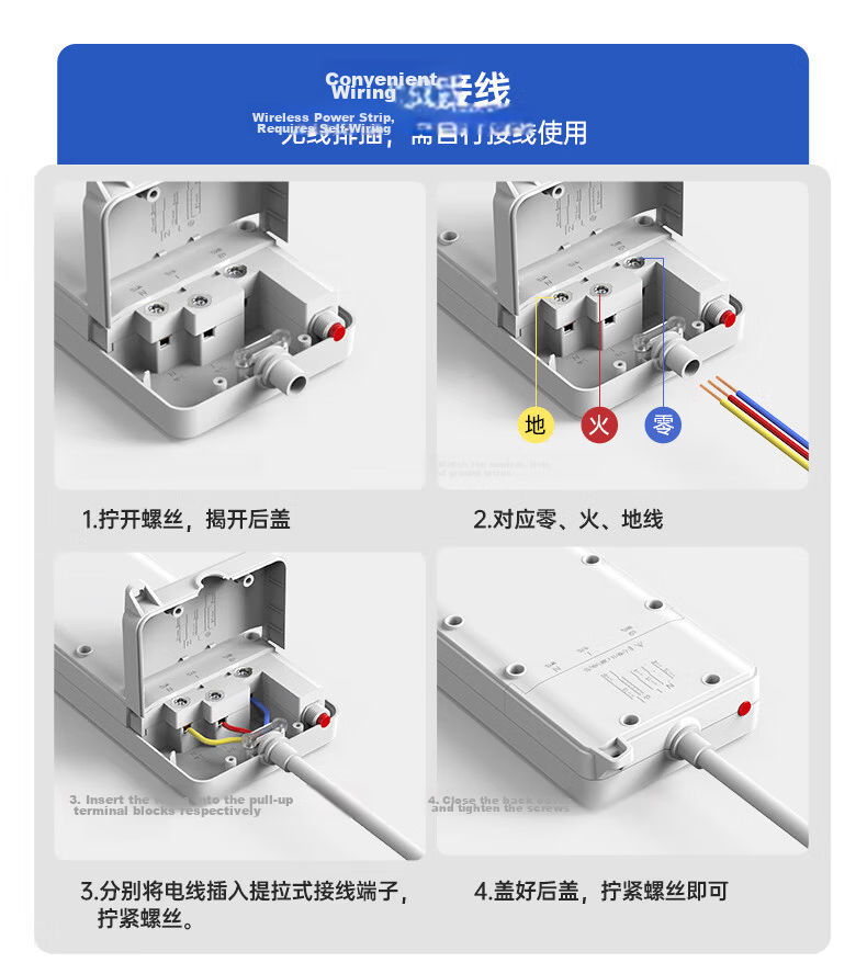 CHNT 16A High-Power Air Conditioner Socket with Switch Power Strip/Extension Cord/Power Bar/Line Board/Trailing Cord, 2 Outlets with Master Switch, Total Length 1.8 Meters 13