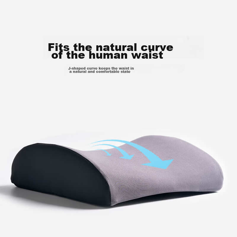 Zhiguozhe Lumbar Support Cushion for Bed Sleeping, Waist Pillow for Sleep, Lumbar Pad for Herniated Disc, Flat-Lying Lumbar Support Pillow 2