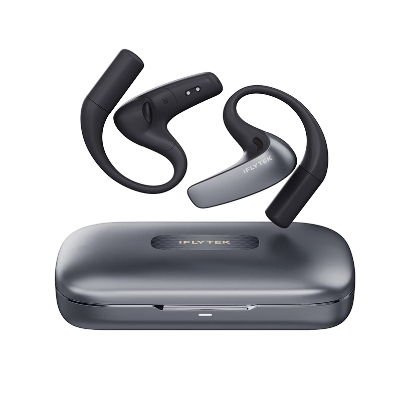 IFLYTEK AI Translation Earbuds - Conference Translation Headset, Real-time Simultaneous Interpretation Device, Portable for Travel, Bluetooth Noise Cancelling
