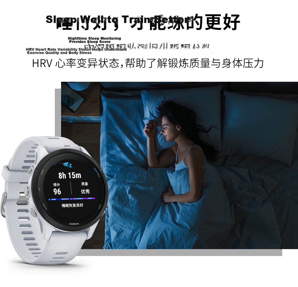 GARMIN Forerunner 965 Midnight Black, Heart Rate Running Ironman Outdoor Sports Smartwatch, Birthday Gift 14
