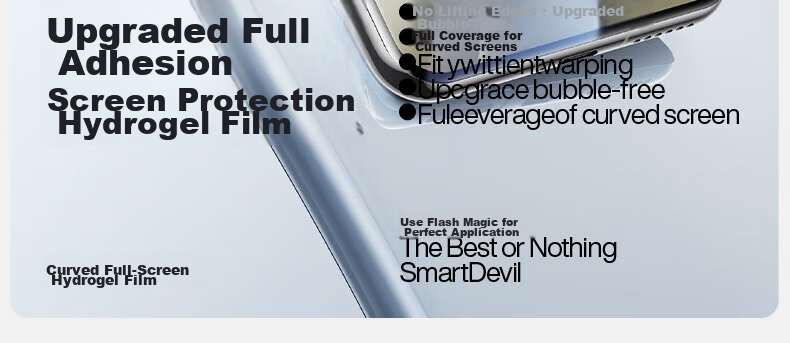Shanmo Tempered Glass Screen Protector for Huawei Pura70Pro, Pura70Pro+, Ultra, Liquid Crystal Film, Full Adhesive, Scratch-Resistant, Wear-Resistant, Anti-Fingerprint 4