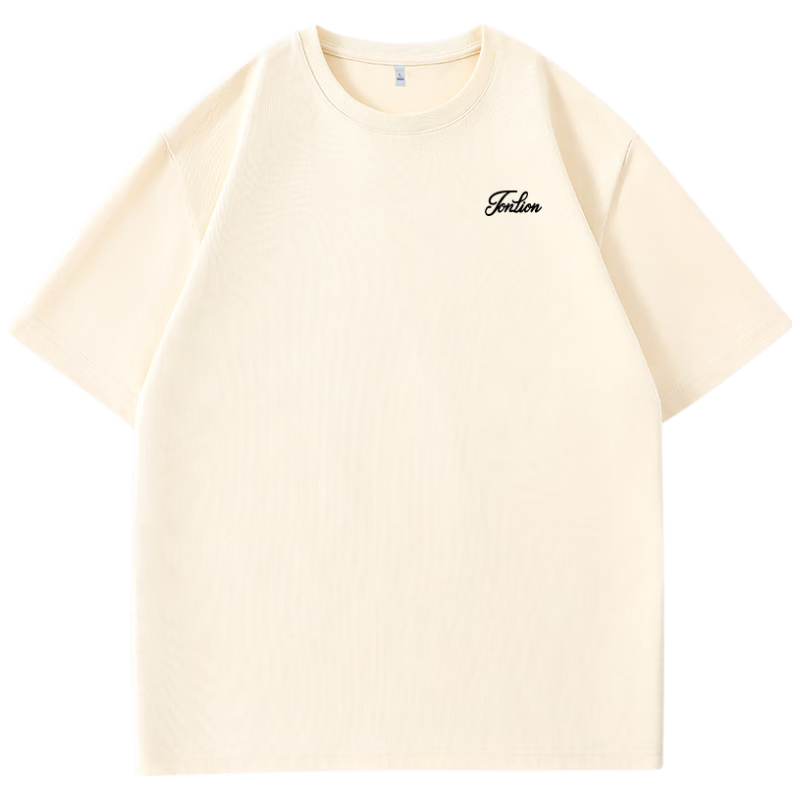 TonLion Cotton Short Sleeve T-Shirt Women Summer Trendy Loose Slim Fit Half Sleeve Top Simple Base Shirt