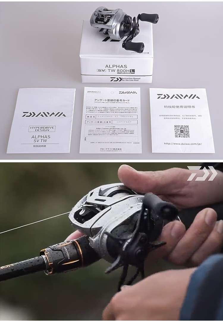 DAIWA 22 Alphas Spinning Reel ALPHAS General Purpose Micro Fishing Shallow Spool Lure 800S-H Right Hand Model 5