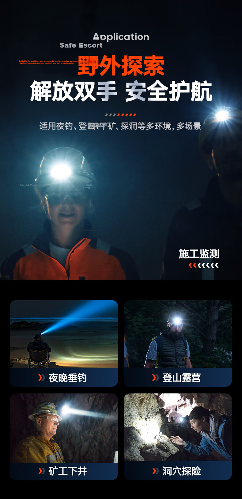 PHILIPS Headlamp High Brightness Long Battery Life Fishing Mountaineering Sea Hunting Mining Outdoor Head-Worn Light SFL3351 17