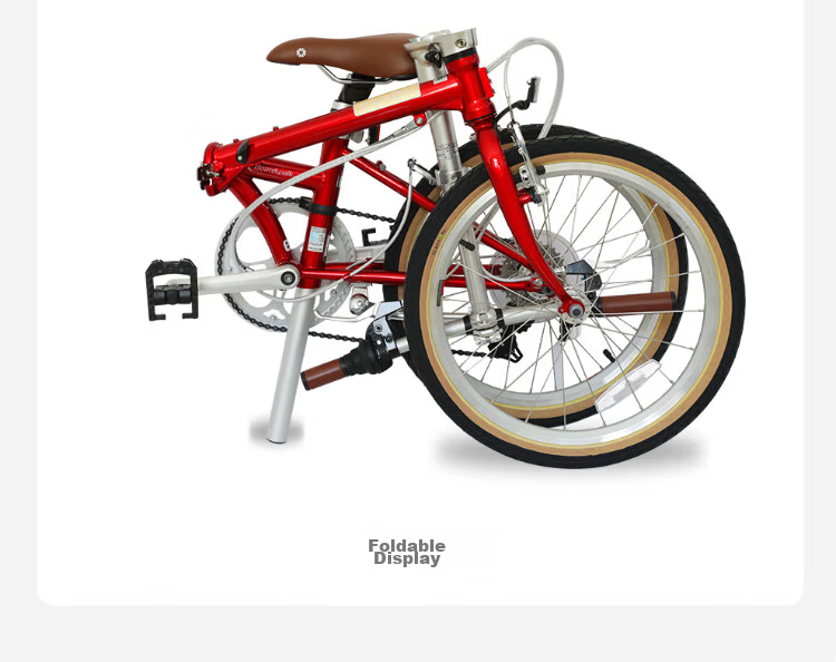 DAHON 20-inch D7 Speed Folding Bicycle Unisex Student British Retro Bike HAC071 Olive Green 12