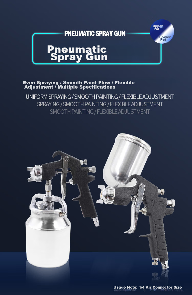 HSD Pneumatic Spray Gun Automotive Sheet Metal High Atomization Spray Pot Primer Spray Gun K-3 Top Cup 0.5mm Nozzle 1
