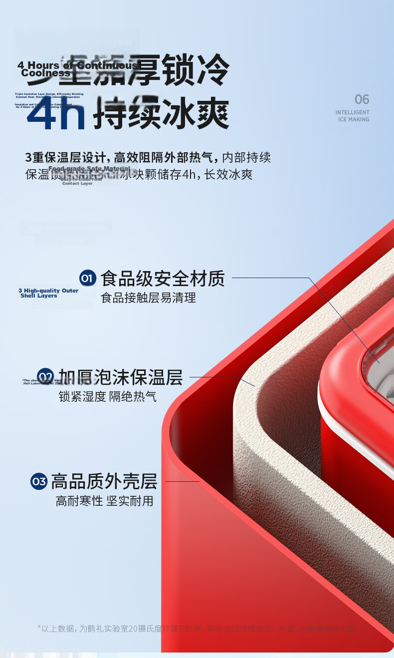 Coca-Cola Home Ice Maker Small 2026 New Upgrade Large Window Fully Automatic One-Key Cleaning Bullet Ice Dormitory Low Power Ice Machine 13