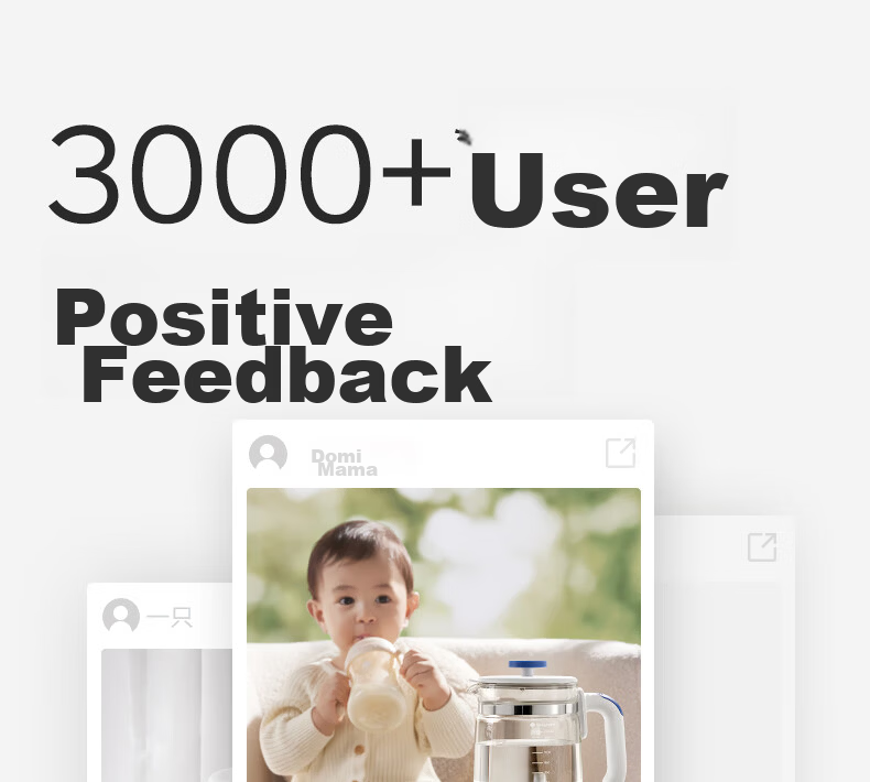 Babycare Glass Thermostatic Kettle Baby Milk Preparation Multifunctional Electric Kettle 1.3L 4