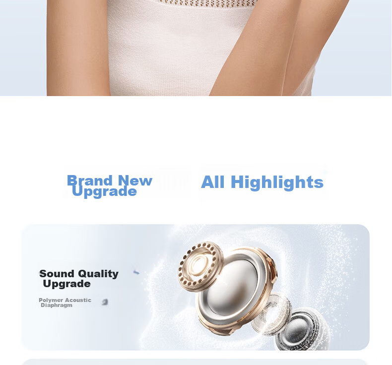 BASEUS W04 Semi-In-Ear True Wireless Bluetooth Earphones New Upgrade Premium Sound Quality 60H Long Battery Life Compatible with Apple Huawei Vivo Honor Oppo Phones Gift 3