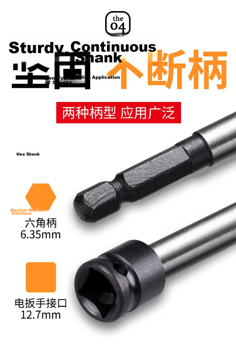 Yanyan Woodworking Spade Drill Hex Shank Four-Slot Four-Blade Hole Enlarging Tool [12mm] 1 Piece 13