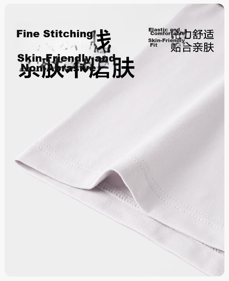Jingshuran JINGDONG Own Brand, 40S Xinjiang Combed Cotton, Youth Pure Cotton Boxer Briefs, Mixed Colors, 3 Pieces, Size S (165) 10