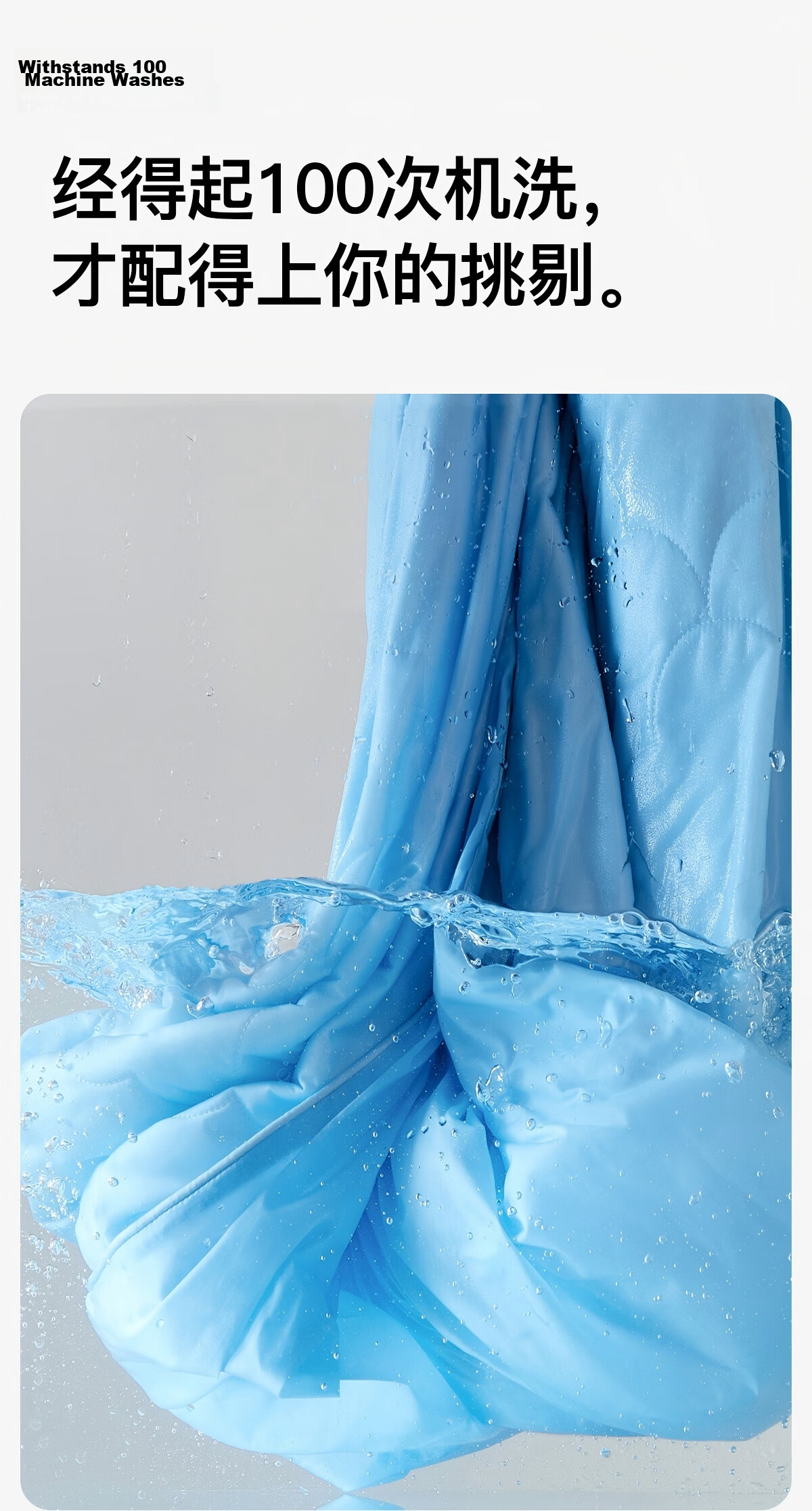 Shupiaoer Pure Cotton Anti-Mite Fitted Sheet Washable Thin Mattress Protector Double Anti-Mite Dust Mite Allergy Protection Bedding 15