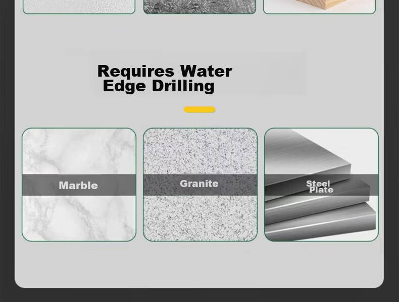 Fang Da Wang Offset Eccentric Drill Bit Dry Hammer Ceramic Tile Concrete Marble Full Ceramic Hex Shank 10mm 2pcs 13