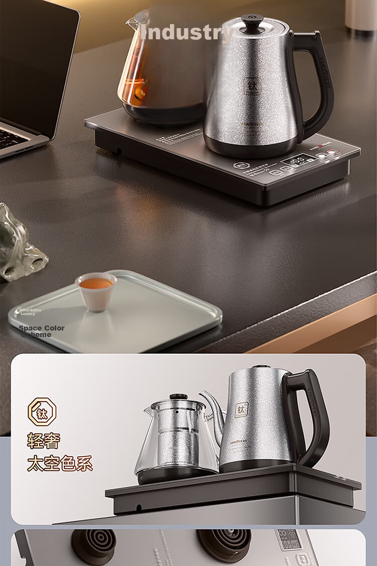 KAMJOVE Pure Titanium Electric Kettle Automatic Water Filling Boiling Kettle Insulated Integrated Fully Automatic Constant Temperature Electric Kettle Tea EC9T 21