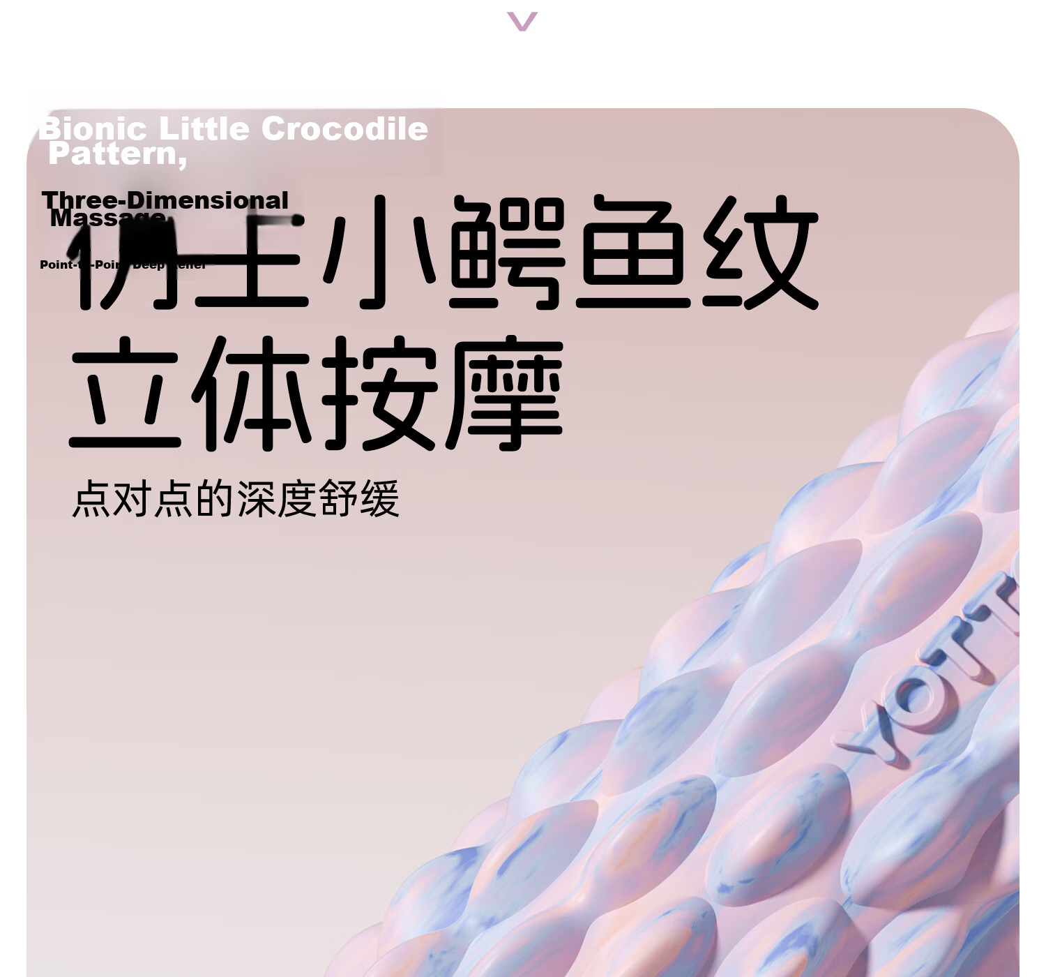 Yottoy Foam Roller Solid Spiked Massage Stick Muscle Relaxation Slimming Yoga Column Cloud Ink White 10