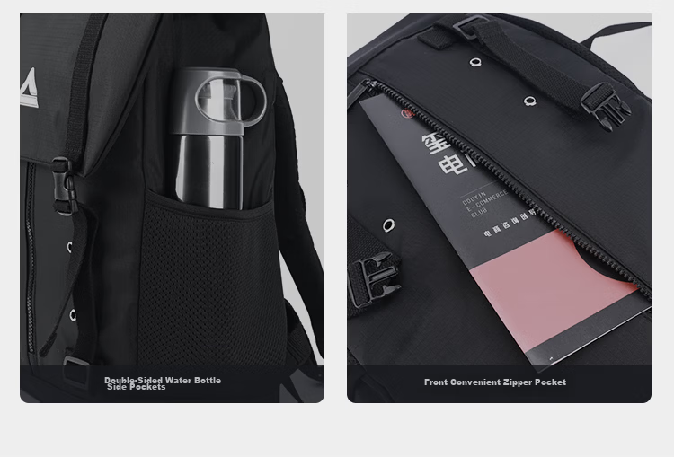 PEAK Stylish High-Capacity Lightweight Backpack for School, Commuting, Travel, and Casual Use Durable Shoulder Bag 11