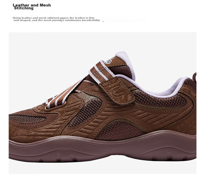 ERKE Women's Summer 2026 New Leather Mesh Breathable Casual Thin Sole Ballet Sneakers Sports Shoes | Xingmang 29