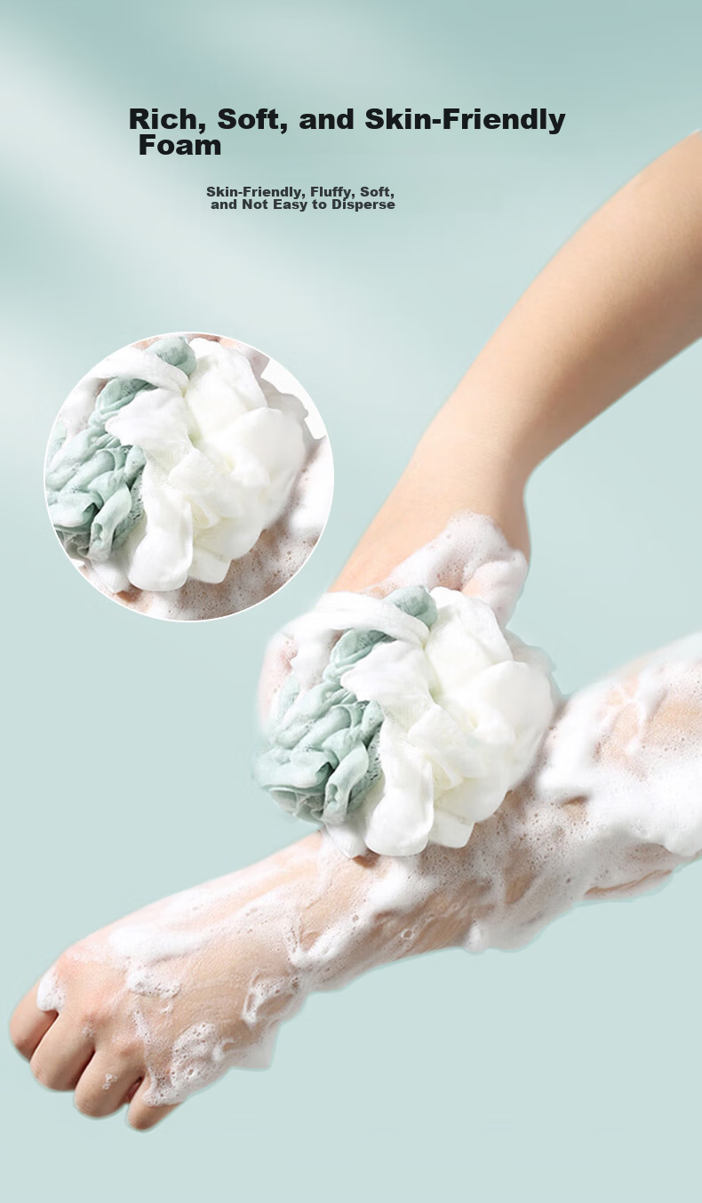 Baoshi Double-Sided Bath Scrubbing Towel Exfoliating Body Scrub Cloth Deep Cleansing Back Scrubber 12