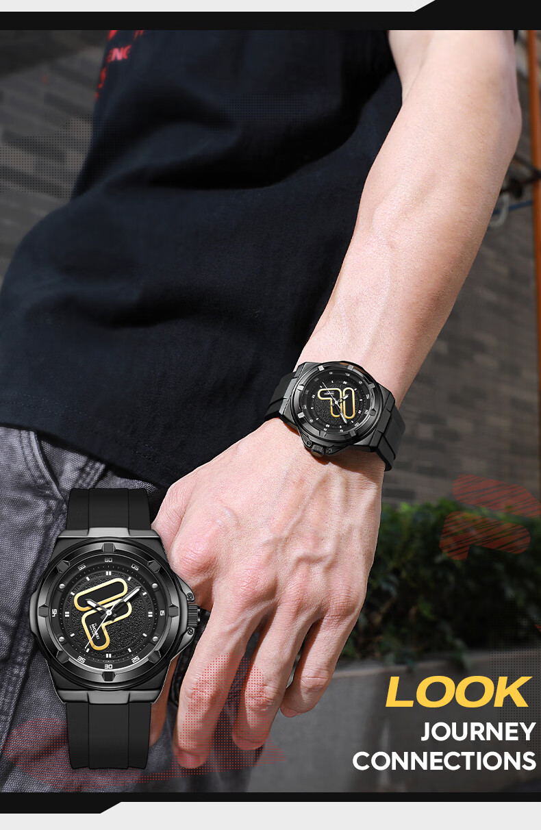 FILA Birthday Gift Watch for Women, Middle And High School Students' Exam Watch, Men's Sports Student Watch 6574-001F 7