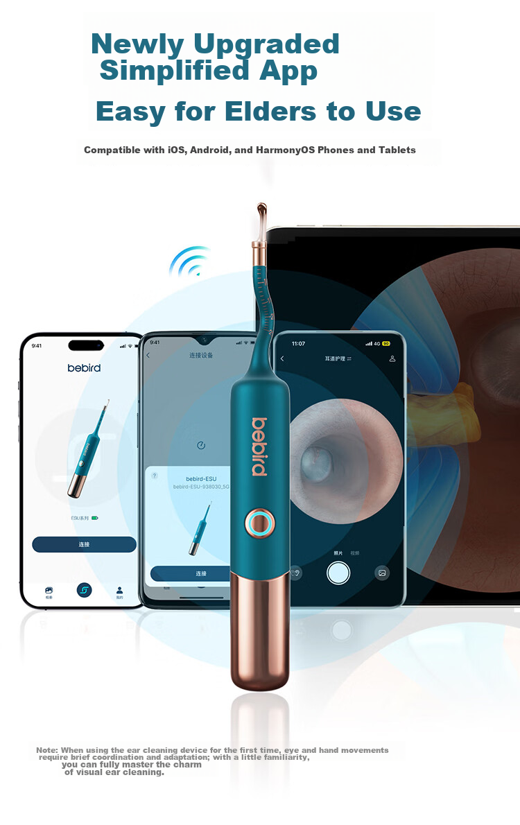Bebird 3 UltraX Visual Ear Cleaner Hummingbird 2K HD Ear Care Device Birthday Gift Premium Gift Box 36