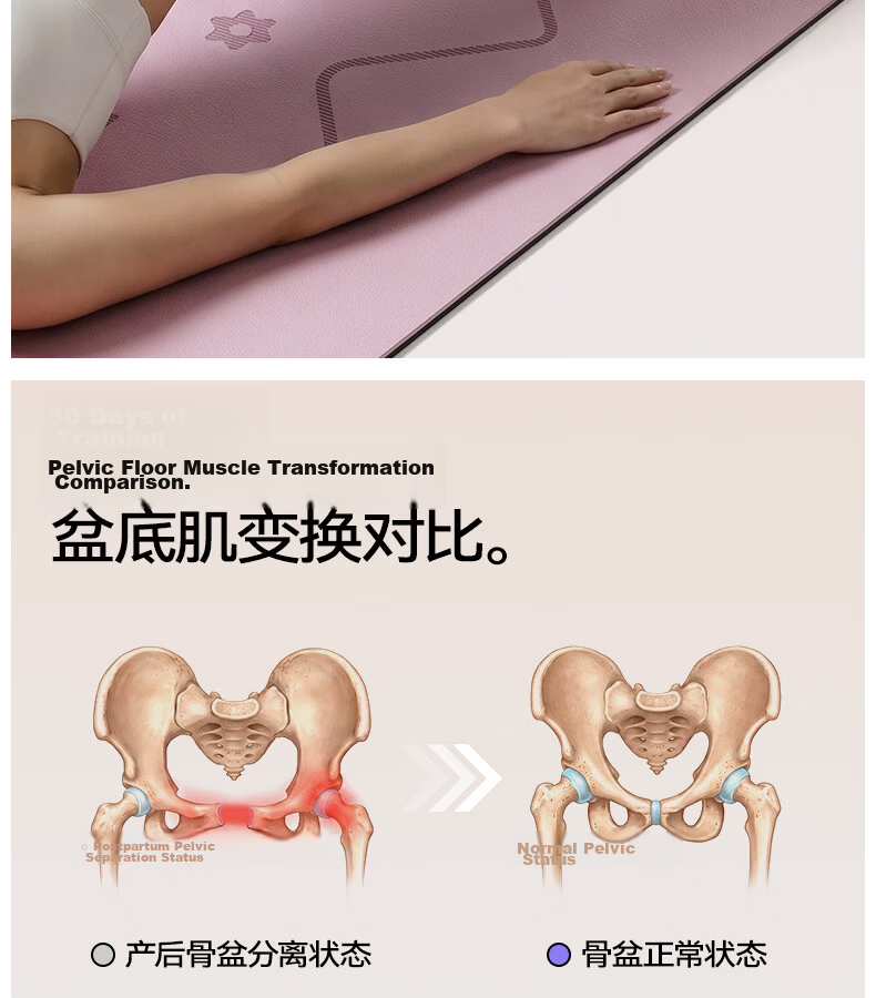 SMOOKY Pilates Small Ball Yoga Ball Slimming Belly Postpartum Pelvic Floor Muscle Training Fitness Explosion-Proof Thickened Leg Trainer 15