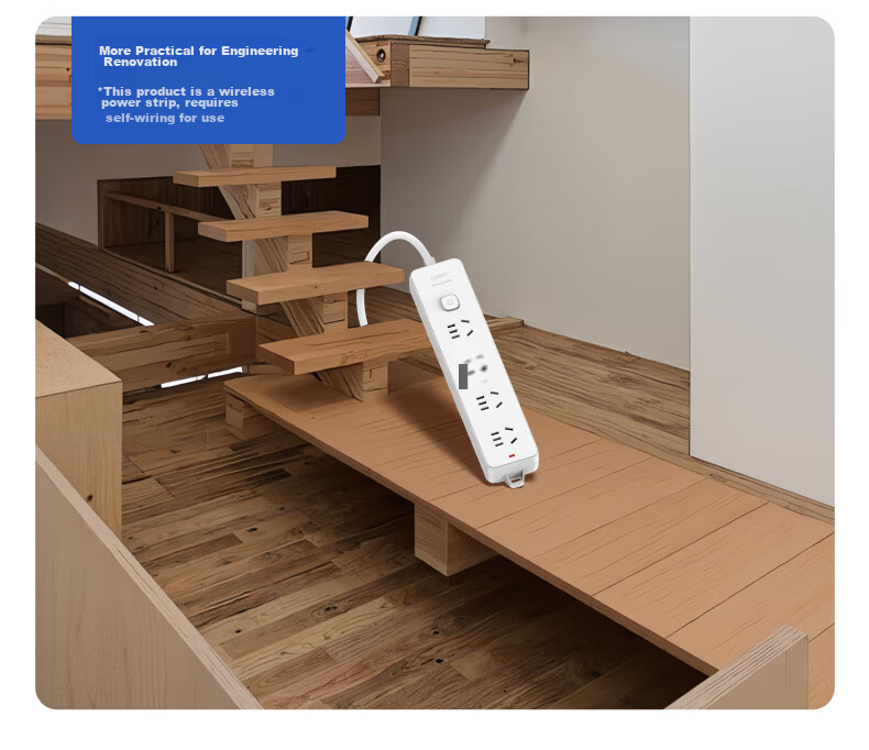 CHNT 16A High-Power Air Conditioner Socket with Switch Power Strip/Extension Cord/Power Bar/Line Board/Trailing Cord, 2 Outlets with Master Switch, Total Length 1.8 Meters 7
