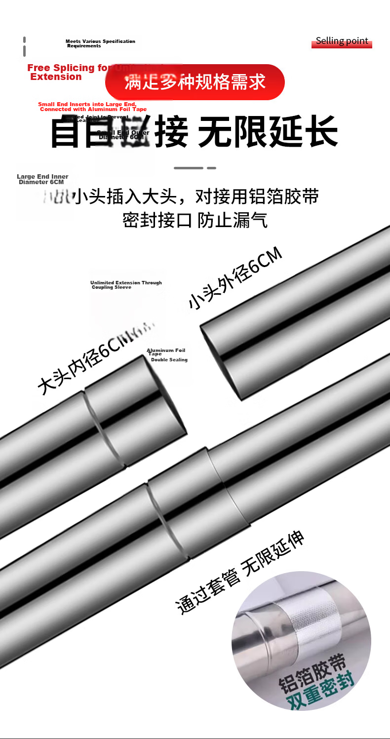 PURPAVWINNER Thickened Stainless Steel Gas Water Heater Exhaust Pipe Universal Chimney High Temperature Resistant Flue Elbow 7