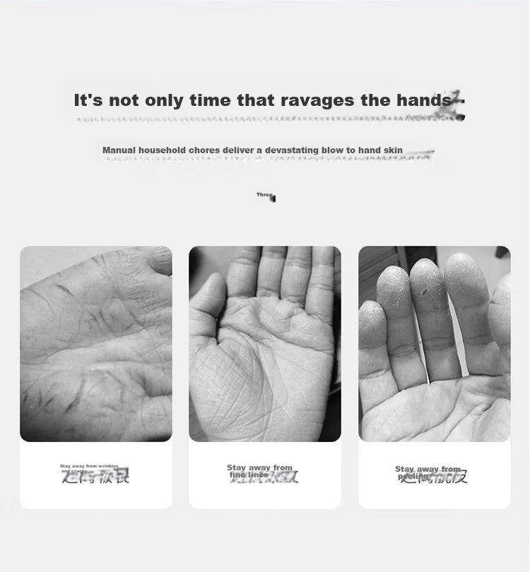 MARYYA Latex Gloves, 3 Pairs Medium Size 30cm Thick Household Kitchen Cleaning Dishwashing Rubber Gloves, Waterproof Non-Slip 3