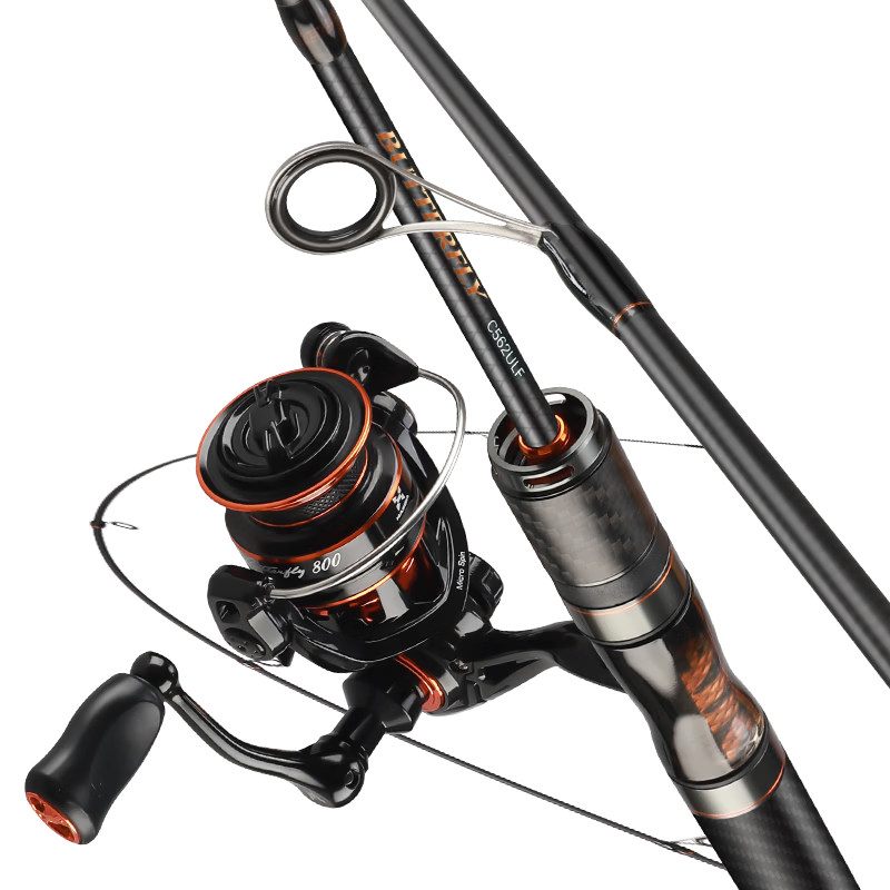 HISTAR Butterfly Micro Fuji Rod 1.8m UL Spinning Reel Combo with Fuji Guides + Gift Pack
