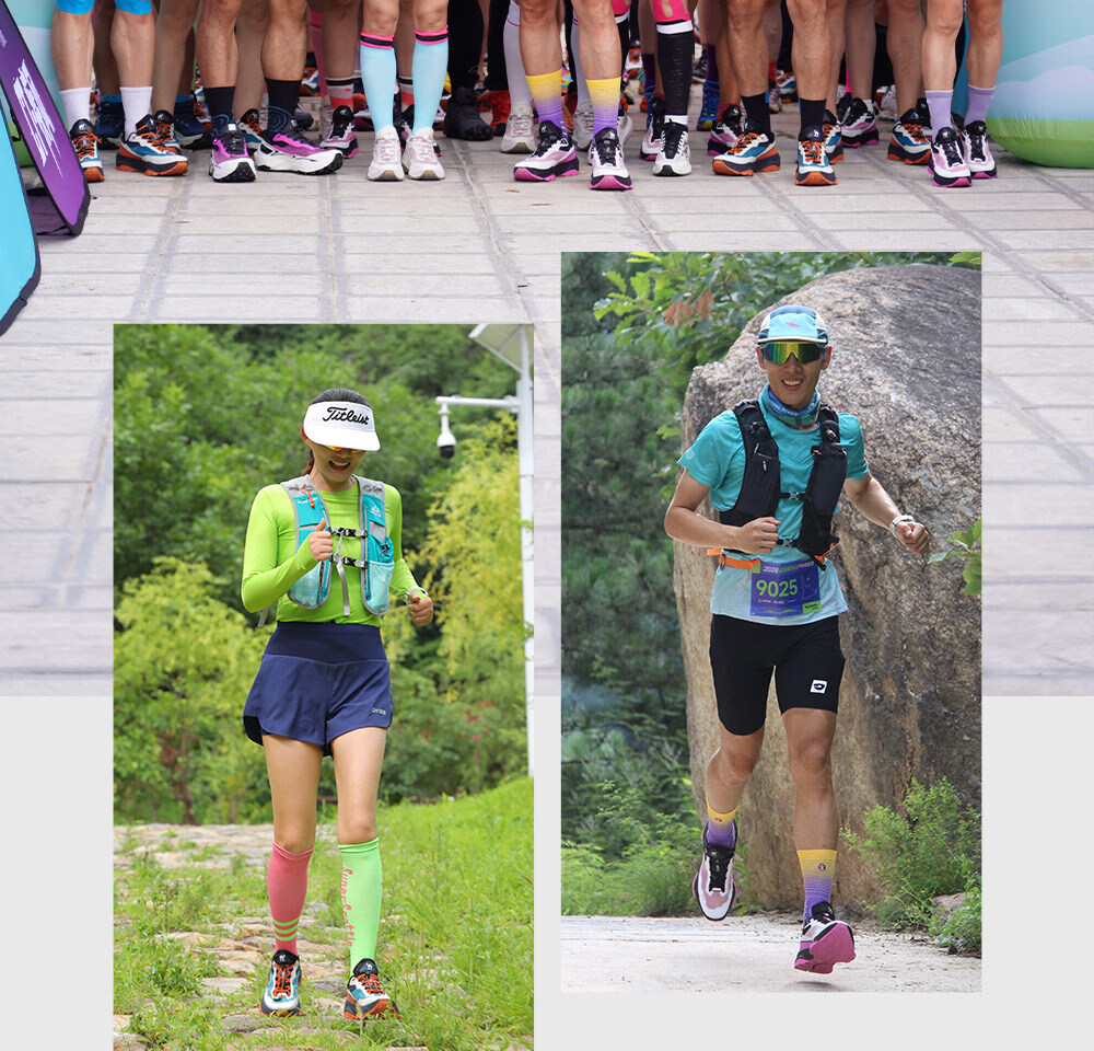 CAMEL Poshanshan CT-50 Breathable No-Tie Hiking Outdoor Trail Running Shoes Women G26S852068T Pink Purple Size 38 2