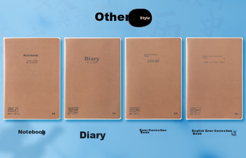 M&G Stationery B5/72 Sheets English Notebook High School Subject Exercise Book Student Mistake Notebook Vocabulary Notebook Kraft Paper Cover Notebook Original Flavor 1 Piece MPY4RK90 Exam Essential 5