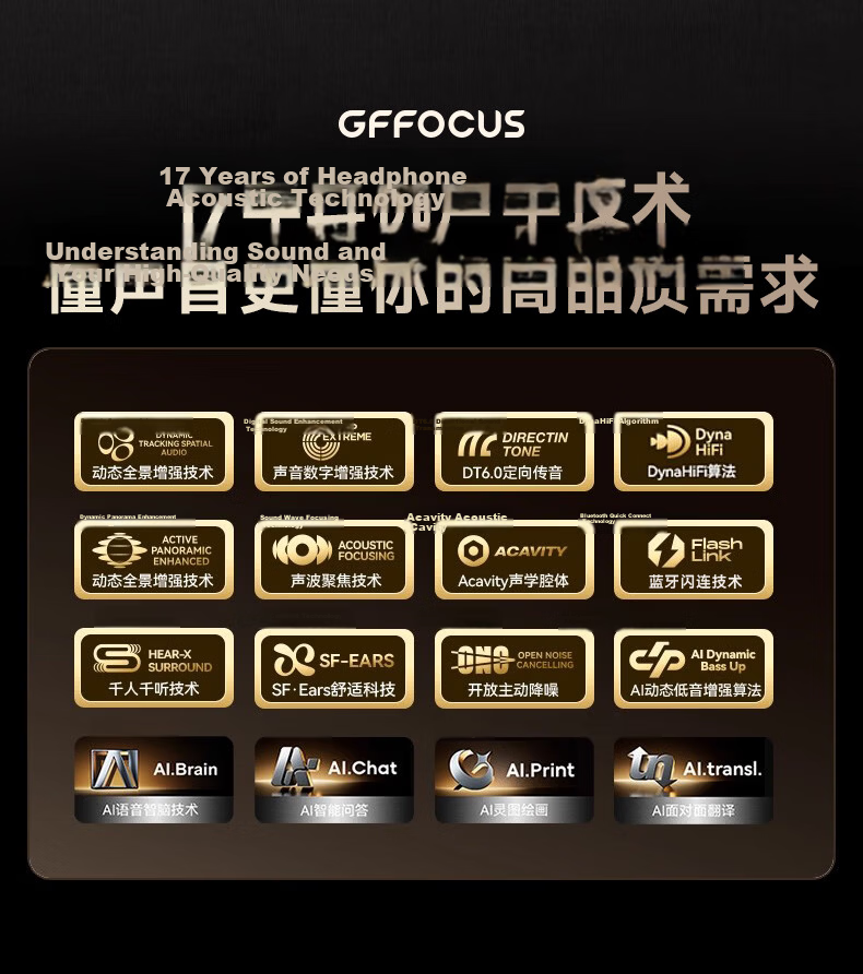 GFFOCUS 2026 Latest Exclusive Waterdrop Bone Conduction Bluetooth Ear Clip Wireless Sports Sweatproof Long Battery Life Earphones for Apple Huawei 2