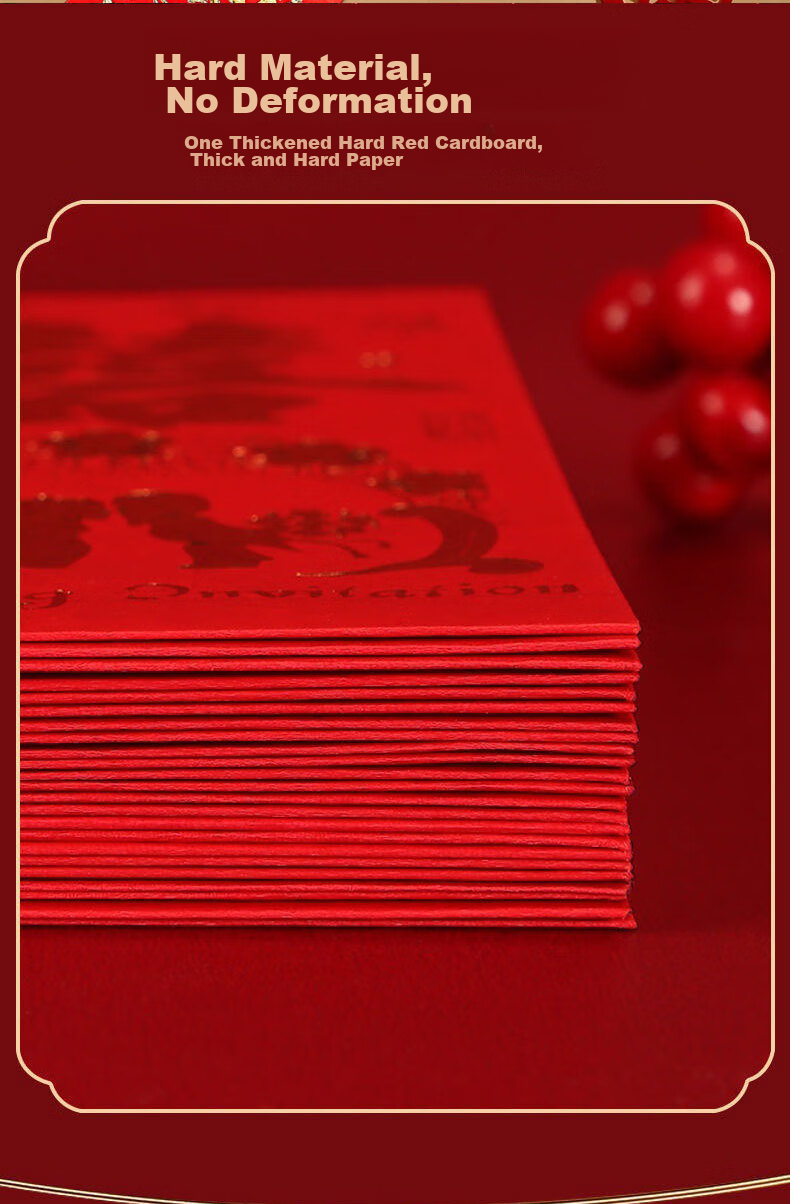 Cuitao New Year Red Envelopes, 30 Pieces, Spring Festival Housewarming And Business Opening Lucky Money Packets, Longevity Wishes, Red Packet Bags 4