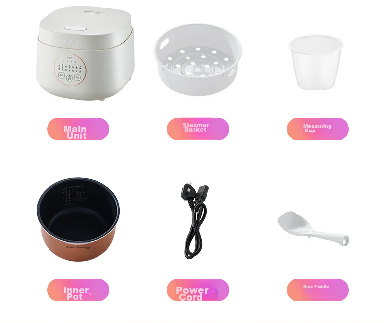 Hualing [Price Protection 618] Midea Rice Cooker 3L 2-3 People Antibacterial Zero-Fluorine Ceramic Non-Stick Inner Pot High Power Firewood Rice Quick Cook Multifunction Thick Pot FB302R 14