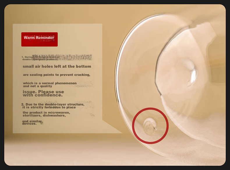 CLITON Double-Layer Glass Cup Household Heat-Resistant Water Cup Green Tea Cup Milk Cup Juice Beverage Cup Office Water Cup Single【Clearance Sale】 14