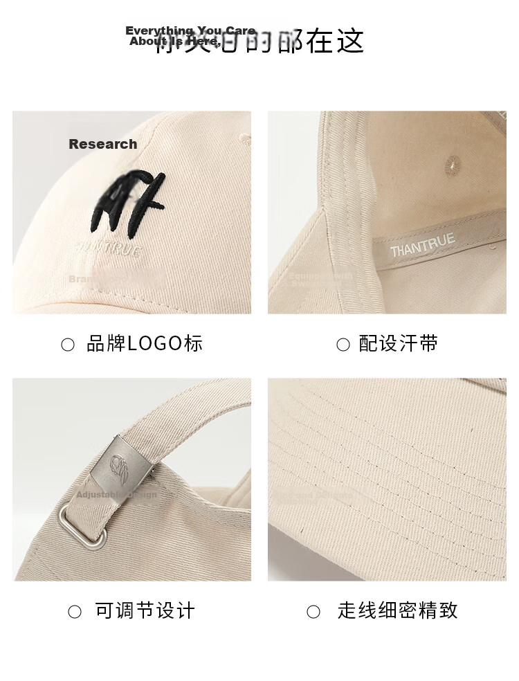 Zhenxiang Women's Baseball Cap Men's Sunshade Duckbill Fashion Slim Face Four Seasons Universal Premium Birthday Gift Y225 10