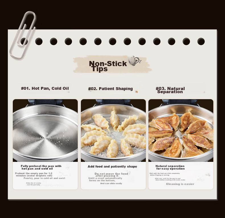 SUPOR Electric Griddle 0-Coating 304 Stainless Steel Household Pancake Maker BBQ Pan 40mm Deep JJ30A830 1