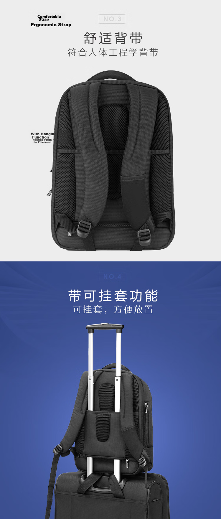 Xinxiuli Laptop Sleeve, Business Briefcase with Handheld Strap, BP0*09009, Black, 15.6 Inches 3