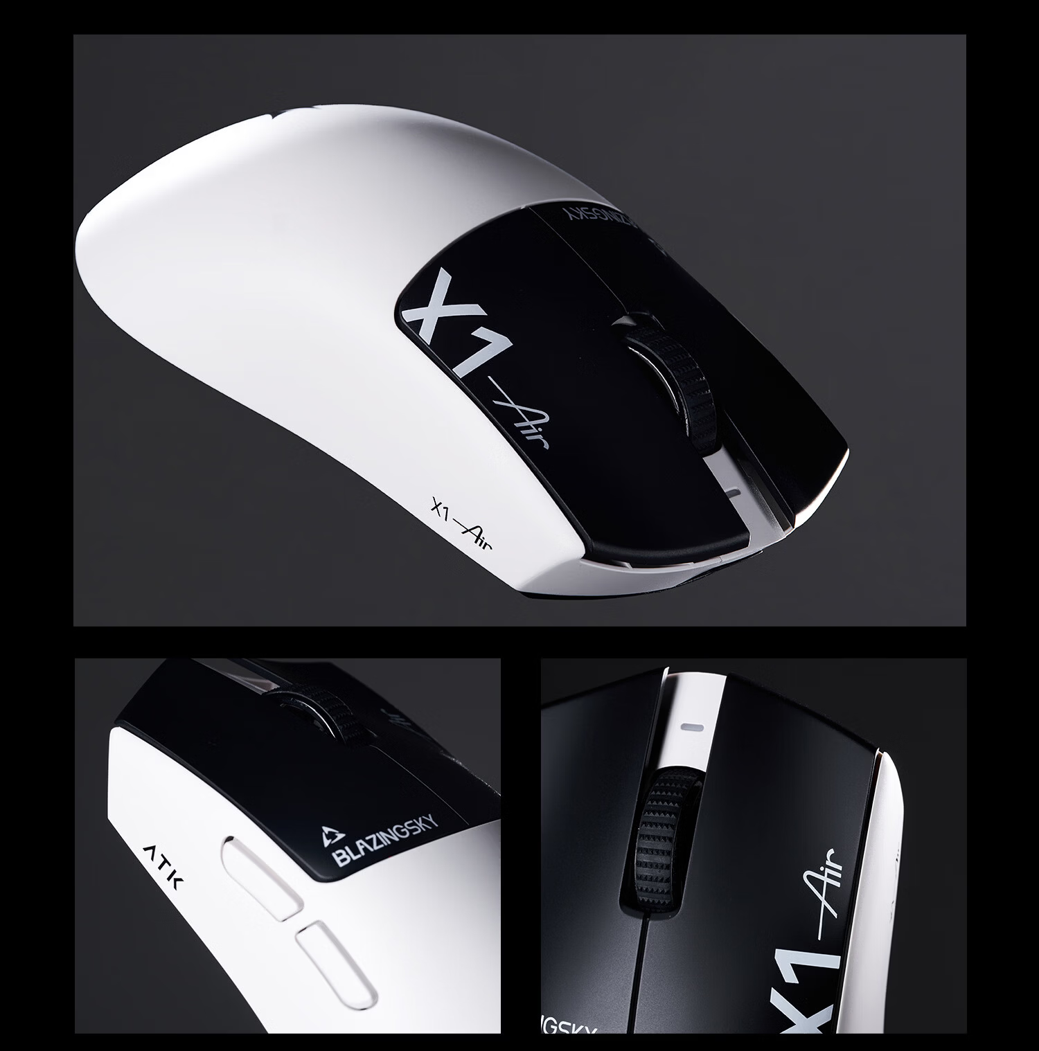 ATK LieKong X1V2 Wireless Mouse Wired/Wireless Dual-Mode Lightweight Gaming Mouse X1V2 Master Edition 2.0 Metal Red 29