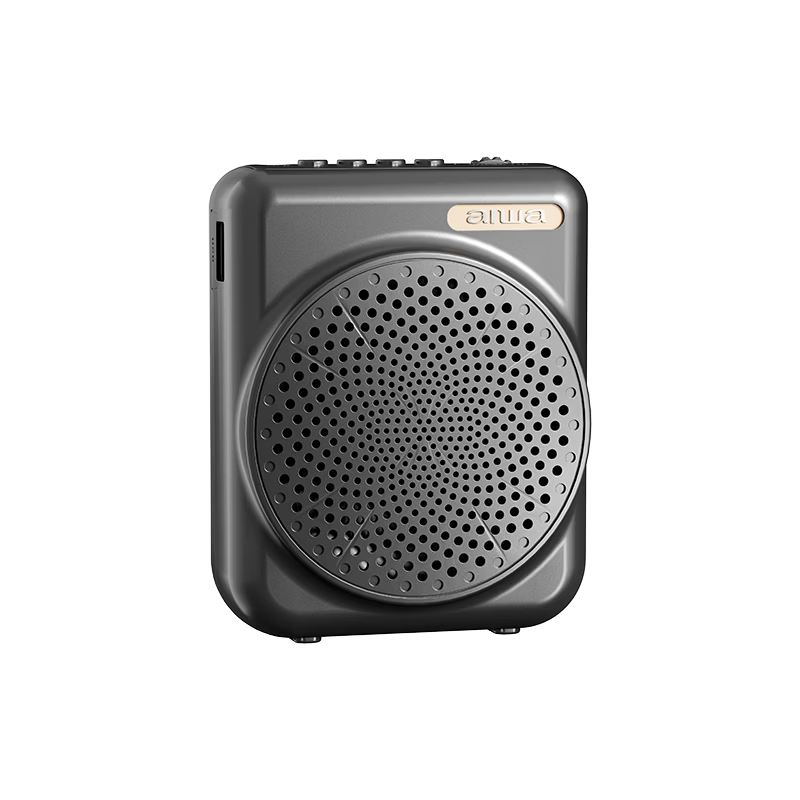 Aiwa AS-1 Little Bee Amplifier Teacher Bluetooth Speaker Long Battery Life Portable Outdoor Tour Guide Waist-mounted Microphone Black Headset Version