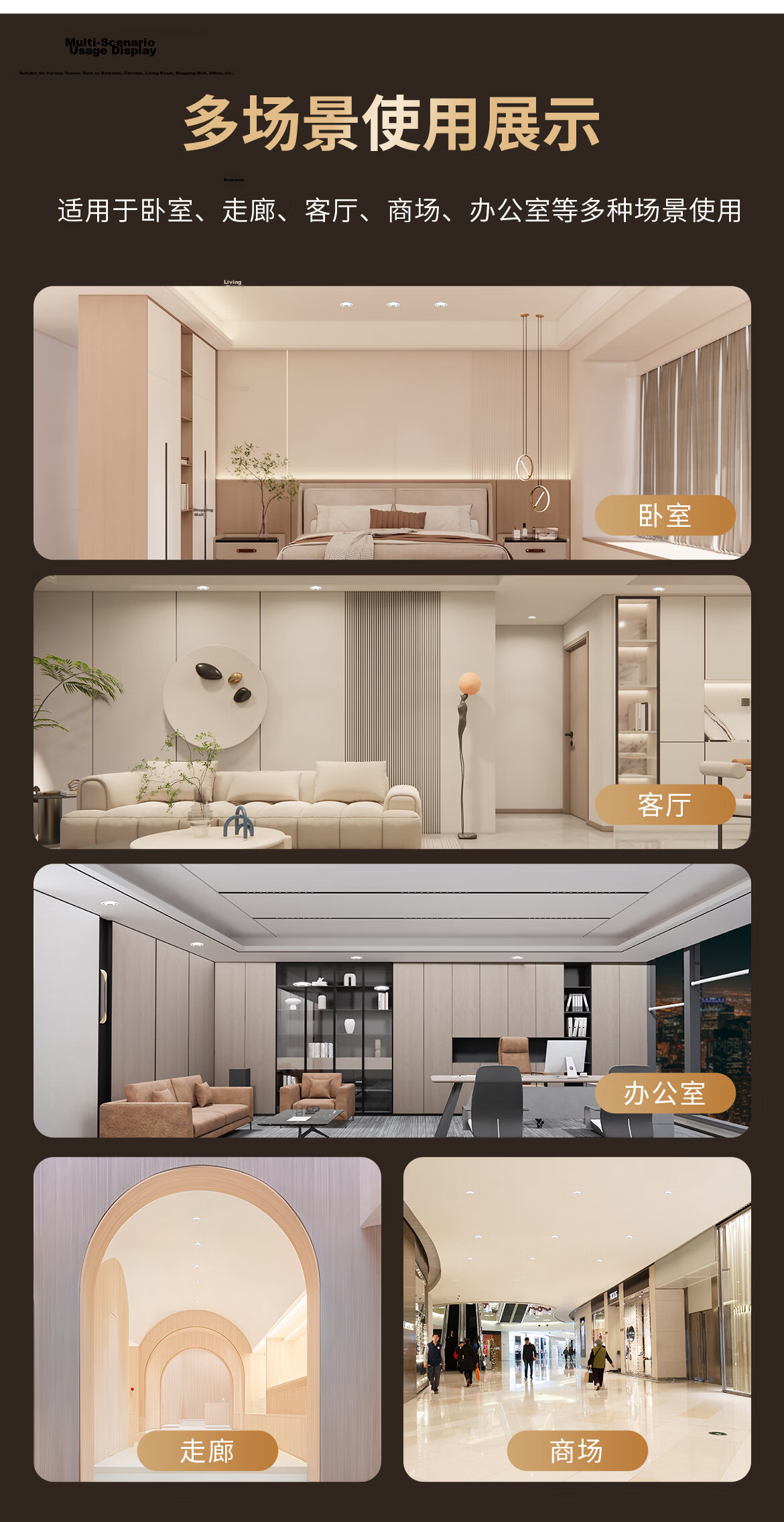 DELIXI LED Downlight Living Room Corridor Ceiling Light Ultra-thin Recessed Aluminum 4.9W Cool White 75mm Cutout Size 9