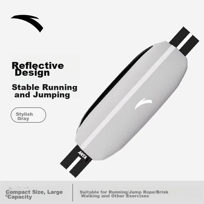 Anta Running Waist Bag Sports Running Phone Pouch Women Invisible Gear Cycling Ultra-thin Waterproof Fitness Marathon Men