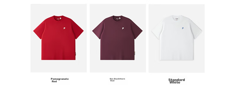 FILA FUSION Fashion Brand Zhang Hao Couple Knit Short Sleeve Shirt 2026 Spring Casual Loose Pure Cotton T-Shirt 21
